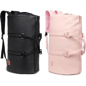 حقيبة ملابس سفر قابلة للتحويل من seyfocnia، حقيبة حمل الملابس من القماش الخشن للرجال والنساء - 3 في 1 حقيبة معلقة تناسب حقيبة سفر العمل in Kuwait