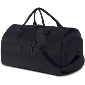 Garment Bag for Travel, Carry on Suit Bags with Shoe Compartment & Detachable Shoulder Strap