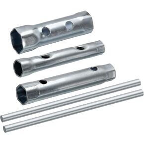uxcell 3 Pcs Dual-Ended Wrench Socket Spark Plug Spanner Set (16/18mm, 10/12mm, 8/10mm)