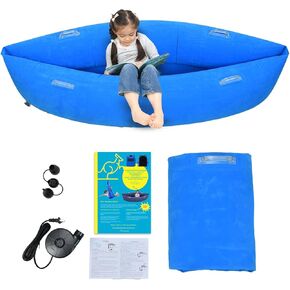 Sensory Chair for Kids - Inflatable Peapod for Children, Includes Electric Air Pump