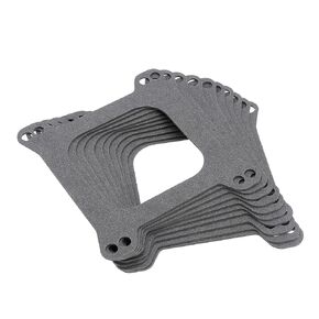 Carburetor Base Gaskets for Holley Edelbrock, and for SBC BBC 265 283 307 327 350 383 400 402 Engines (Pack of 10)