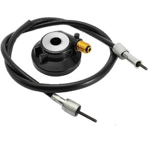 Speedometer Drive Gear, 12mm Speedometer Drive Gear with Speedo Cable Scooter Parts for GY6 50cc 150cc