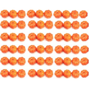 60pcs Lifelike and Realistic Artificial Fall Harvest Mini Pumpkins for Decorate and Fall Wedding Thanksgiving Table Decor