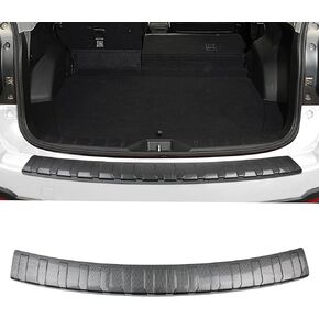 Exterior Rear Bumper Guard Protector for 2019-2024 Subaru Forester Trunk Door Protector Trim Cover Scuff Plate Car Exterior Accessories (Subaru Forester 2019-2024 Exterior (Black))