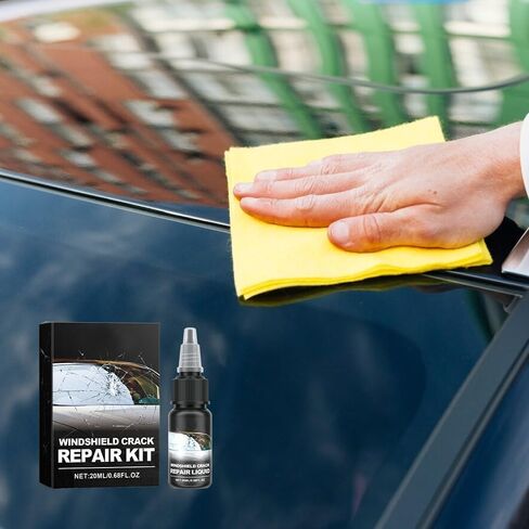 Upgrade Windshield Crack Repair Kit, 2024 New Windshield Crack Repair Fluid Window Automotive Windscreen Tool, Car Glass Repair Glue Scratch Chip Cracks Repair Kit（2 Boxes） in Kuwait