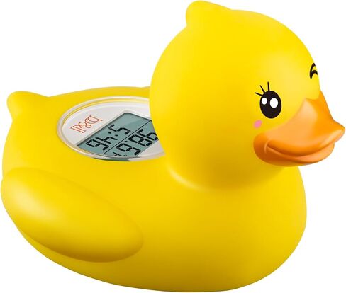 b&h Baby Bath Thermometer, The Infant Bath Floating Toy Safety Temperature Water Thermometer, Baby Bath Essentials (Classic Duck) in Saudi Arabia