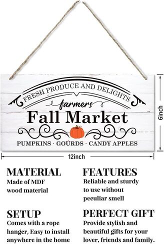 Fall Decoration, Hanging Wood Sign Home Decorative, Fall Home Decor Aesthetic, Sunflower Wall Decor Art, Farmhouse Decor, Thanksgiving Deocrations for Home, Fall is Proof Change is Beautiful in Kuwait