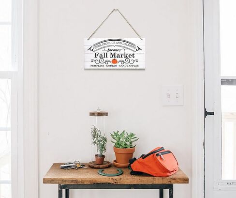 Fall Decoration, Hanging Wood Sign Home Decorative, Fall Home Decor Aesthetic, Sunflower Wall Decor Art, Farmhouse Decor, Thanksgiving Deocrations for Home, Fall is Proof Change is Beautiful in Kuwait