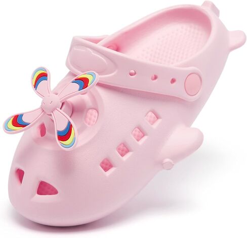 Kid's Girls Boys Clogs Garden Shoes Shark Slides Fun airplane shape slippers Lightweight Breathable Slides Slippers Summer Indoor Outdoor Kids Beach Pool Water Sandals in Saudi Arabia