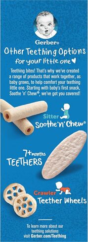 Gerber Strawberry Apple Spinach Teething Wafers, 6 Pack in Saudi Arabia