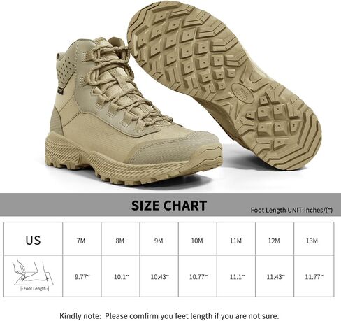 FREE SOLDIER Men's Tactical Hiking Boots Breathable Desert Boots Lightweight Work Military Boots in Saudi Arabia
