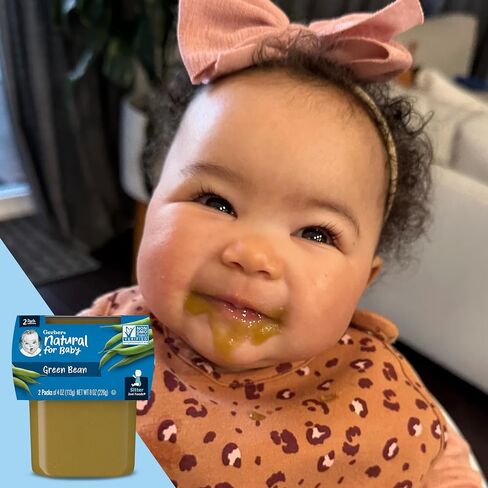 Gerber Stage 2 Baby Food, Banana Puree Tubs, No Artificial Colors or Flavors, Baby Puree, 16-Pack in Saudi Arabia