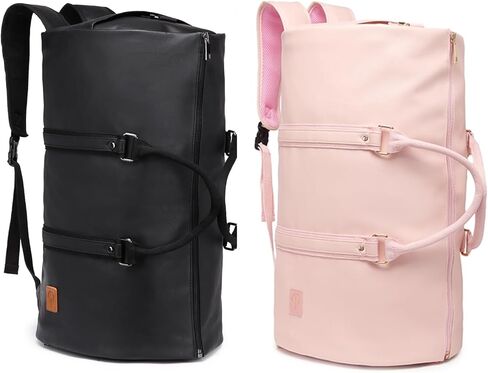 حقيبة ملابس سفر قابلة للتحويل من seyfocnia، حقيبة حمل الملابس من القماش الخشن للرجال والنساء - 3 في 1 حقيبة معلقة تناسب حقيبة سفر العمل in Kuwait