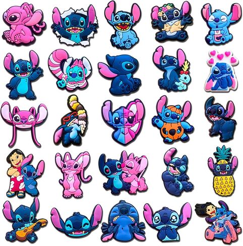 25 قطعة من حليات تزيين الأحذية الكرتونية للسداة، ملحقات ساحرة كرتونية لطيفة in Kuwait