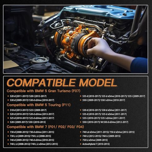 37206864215 Air Suspension Compressor Valve Block Compatible with B-M-W F07 F11 LCI F01 F02 F04 535i 550i 740i 750i 760Li ActiveHybrid 7 Alpina B7 B7L xDrive 2008-2017 37206789450 37206868998 in Kuwait