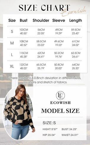 ECOWISH Women Crewneck Pullover Sweater: Fall Winter Long Sleeve Casual Ribbed Knit Side Slit Colorblock Jumper Tops in Saudi Arabia
