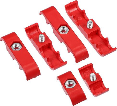 Unifizz 12pcs 7mm 8mm Spark Plug Wire Separators Kit,Spark Plug Wire Separators Plastic Kit,Plug Wire Divider Looms Ignition Wire Separators Holders,Engine Spark Plug Wire Separator Divider (Black) in Saudi Arabia