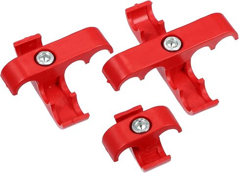 Unifizz 12pcs 7mm 8mm Spark Plug Wire Separators Kit,Spark Plug Wire Separators Plastic Kit,Plug Wire Divider Looms Ignition Wire Separators Holders,Engine Spark Plug Wire Separator Divider (Black) in Saudi Arabia
