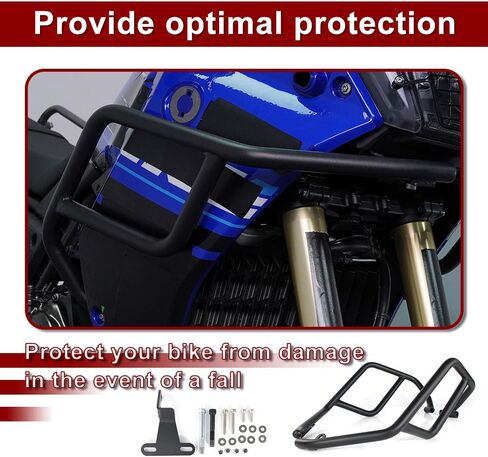 Xitomer Motorcycle Upper+Down Crash Bars, Fit for 2024 Tenere 700 2023 2022 2021 2020 2019-2023, Motorcycle Engine Guard Tank Guard for Tenere 700 Upper Down Crash Bars Tank Guard in Saudi Arabia