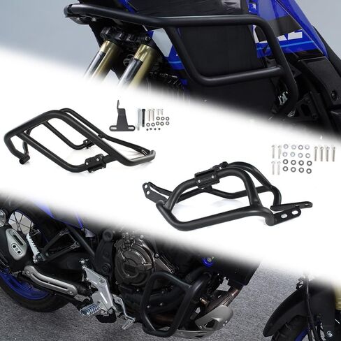 Xitomer Motorcycle Upper+Down Crash Bars, Fit for 2024 Tenere 700 2023 2022 2021 2020 2019-2023, Motorcycle Engine Guard Tank Guard for Tenere 700 Upper Down Crash Bars Tank Guard in Saudi Arabia