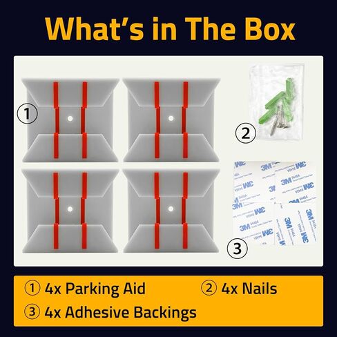 Garage Parking Assistant - 2 Pcs Luminous Garage Parking Aid, Glow at Night Parking Aid, Simple Useful Garage Parking Kit in Saudi Arabia