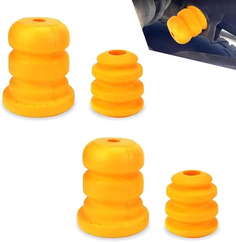 4 PCS Car Control Arm Bumper Shock Absorbing Buffer Blocks, Tight Fitting, Replacement OEM Number #15153958 15039397, Compatible with Chevrolet Savana 1500 Truck (Yellow) in Saudi Arabia