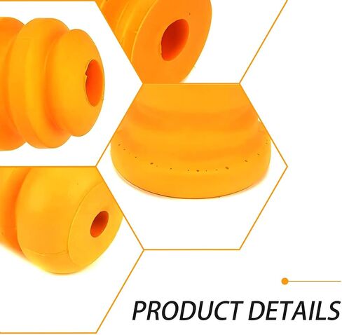 4 PCS Car Control Arm Bumper Shock Absorbing Buffer Blocks, Tight Fitting, Replacement OEM Number #15153958 15039397, Compatible with Chevrolet Savana 1500 Truck (Yellow) in Saudi Arabia