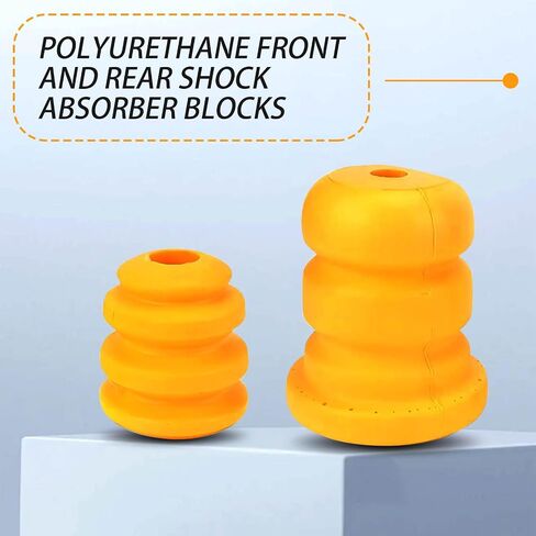 4 PCS Car Control Arm Bumper Shock Absorbing Buffer Blocks, Tight Fitting, Replacement OEM Number #15153958 15039397, Compatible with Chevrolet Savana 1500 Truck (Yellow) in Saudi Arabia