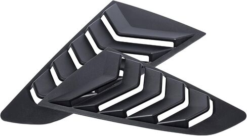 Bonbo Rear Window Louver Fits for Ford Mustang 1994 1995 1996 1997 1998 1999 2000 2001 2002 2003 2004 in GT Lambo Style Custom Fit Windshield Sun Shade Cover ABS (Matte Black) in Saudi Arabia