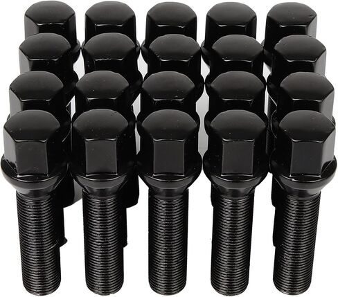 cciyu 20pcs 14x1.25 Extended Lug Bolts for I3 I8 M2 M4 F80 X2 X4 X6, 2,4 Series丨45mm Shank Conical Seat Aftermarket ET Lug Studs for Mini Clubman Paceman Roadster in Saudi Arabia