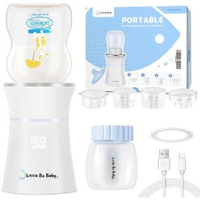 Little Bo Baby Bottle Warmer, 5 in 1 Bottle Warmer Fast Baby Bottle Warmer Baby Food Heater & Defroster Warmer