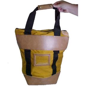 Gold Courier Bag - Locking - Security Mail Bag 15W x 16H x 7D