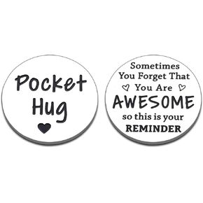 2024 Top Gifts for College Students Inspirational Pocket Hug Token Back to School Supplies for Students First Day Of College School Essentials Off to College Gifts College Bound Going to College Gifts
