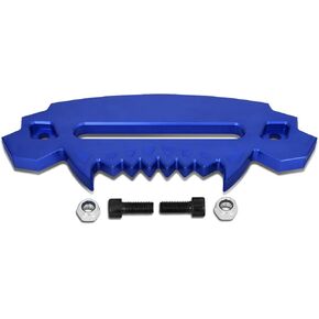 DNA Motoring HITCH-ALU-003-SL 10" Aluminum Hawse Fairlead for Synthetic Winch Rope Lead Guide,Silver