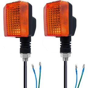 2PCS Motorcycle Turn Signals Light Compatieble with Honda XL250R XL350R NX125 Nighthawk 250 CB250 Reflex 200 TLR200