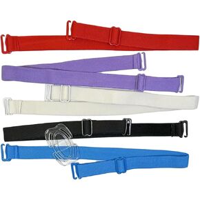 Womens Replacement Bra Straps Convertible Stretchy Lingerie Shoulder Belts with Decorative Letters