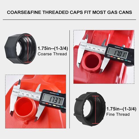 Gas Can Spout Replacement, Gas Can Nozzle. Hose Length is 8.1 in, Easier to use. For most 1/2/5/10 gal oil cans. With Gas Can Vent Caps, Thick rubber pad, Spout Cover, Base Caps (12 Kit-White) in Saudi Arabia