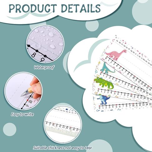 40 قطعة من لوحات أسماء الفصول الدراسية من Demissle، 4 تصميمات، علامات أسماء مكتبية، قابلة للمسح، وقابلة لإعادة الاستخدام، ديكورات للفصول الدراسية، مخطوطة تقليدية، ملصقات أسماء أبجدية مسطحة لمكتب المدرسة (أزرق فاتح، محيطي) in Kuwait