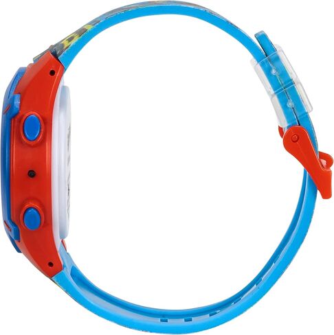 Hot Wheels Kids Watch – Rotating Dial Lights, LCD Display, Adjustable Comfortable Strap, Collectible Tin – Perfect for Boys and Girls in Saudi Arabia