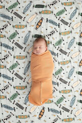 LullaBaby "Double Dream Swaddle: Exclusive Dual Wing Design, Pediatrician-Endorsed, Ultra-Soft Cotton, 0-2 Months, 6-14 lbs - White Sand in Saudi Arabia