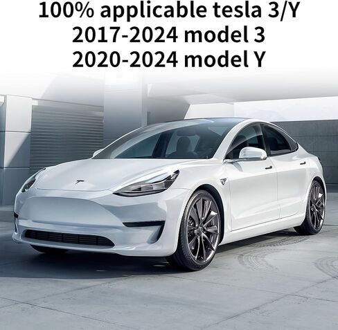 Door Handle Cover FIt for Tesla Model 3/Model y 2017-2024,Carbon Fiber Door Handle Wrap for Car Door Handle Sills Protection Wrap Accessories 4PCS (Matt Carbon Fiber Pattern) in Saudi Arabia
