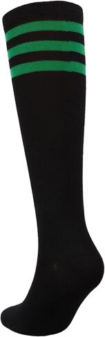 Women's Classic Knee High Striped Socks Retro Tube Socks in Saudi Arabia