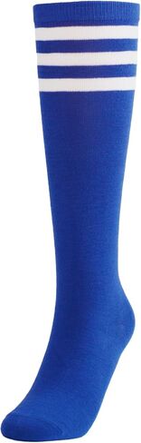 Women's Classic Knee High Striped Socks Retro Tube Socks in Saudi Arabia