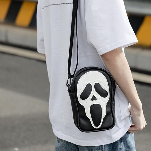 Lovely Ghost Face Purse,PU Ladies Handbag Scream Purse scream ghost face bag in Saudi Arabia