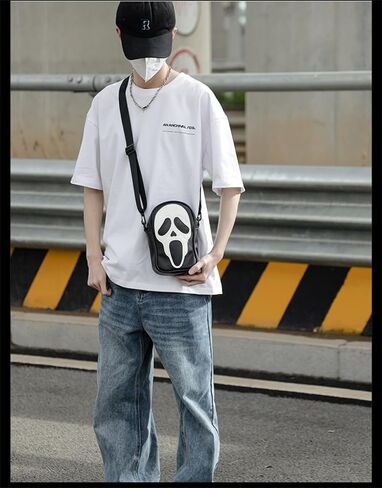 Lovely Ghost Face Purse,PU Ladies Handbag Scream Purse scream ghost face bag in Saudi Arabia