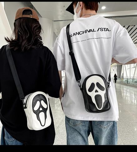 Lovely Ghost Face Purse,PU Ladies Handbag Scream Purse scream ghost face bag in Saudi Arabia