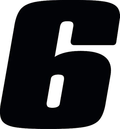 DD43B-5 فينيل مقطوع بالقالب عالي اللمعان باللون الأسود مقاس 4 بوصات رقم 5، 3 عبوات in Saudi Arabia