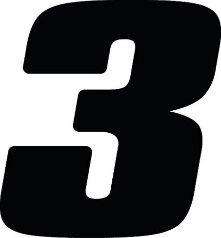DD43B-5 فينيل مقطوع بالقالب عالي اللمعان باللون الأسود مقاس 4 بوصات رقم 5، 3 عبوات in Saudi Arabia