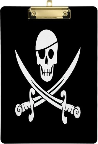 لوحة مشبك من الأكريليك للمكتب والمدرسة والتمريض على شكل زرافة باللون الأصفر بحجم حرف A4 قياسي مقاس 9 × 12.5 بوصة مع مشبك معدني فضي منخفض المظهر in Kuwait