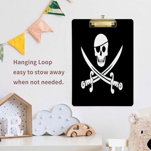 لوحة مشبك من الأكريليك للمكتب والمدرسة والتمريض على شكل زرافة باللون الأصفر بحجم حرف A4 قياسي مقاس 9 × 12.5 بوصة مع مشبك معدني فضي منخفض المظهر in Kuwait